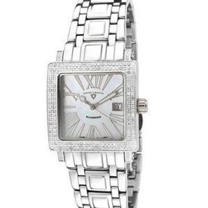 Swiss Legend diamond & pearl watch